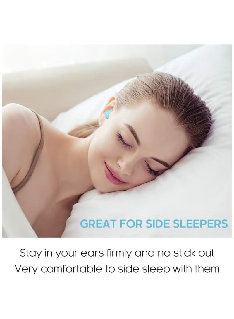 Generic 6 Pairs of Noise Cancelling Earplugs for Sleeping Soft Reusable Moldable Silicone Ear Plugs for Swimming Snoring Travel  - Image 4
