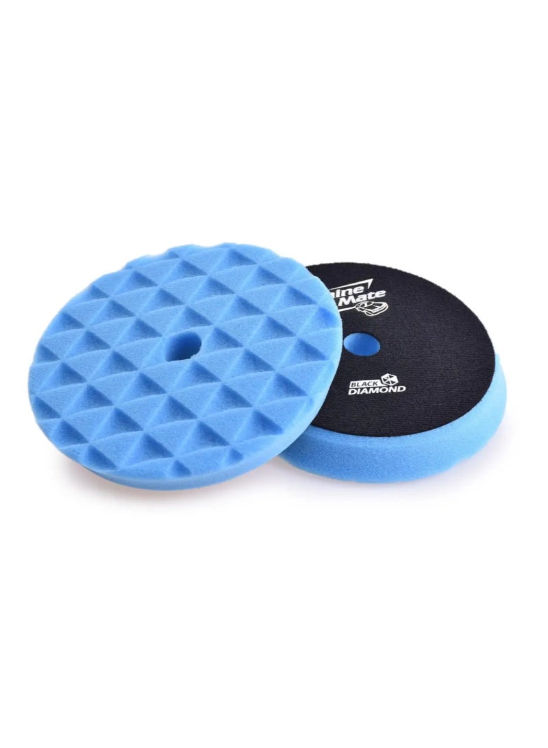 Shine Mate 6 Foam Pad Black Diamond Blue Finishing