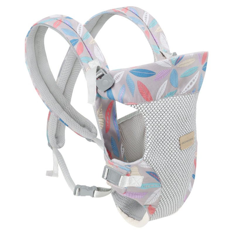 Ocanoiy Baby Carrier Wrap  Ergonomic Front Carrier For Baby Infant Carrier All Carry Position Front And Back Face-In Face-Out Holder Baby Kangaroo Carrier For Toddler (Leaf) - Image 2