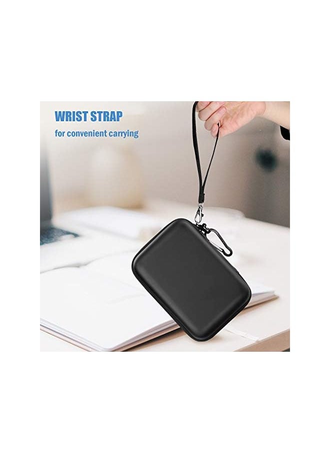 Procases - ProCase Hard Drive Case 2.5 Inch for Elements WD My Passport Canvio Basics Seagate Backup Plus Slim Expansion 1TB 2TB 3TB 4TB, Portable External Hard Drive Carrying Case -Black - Image 1
