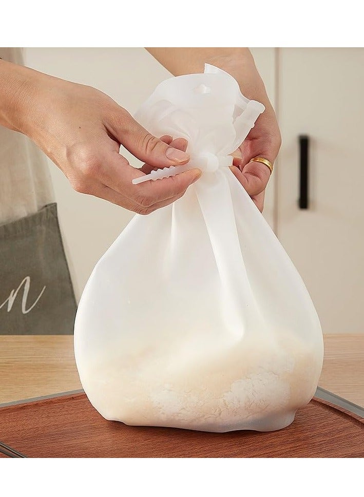 Hoasis 1pc Versatile Silicone Dough Kneading Bag for Bread, Pastry, and Pizza - Flour Mixer Bag for Easy Mixing - Kitchen Tool and Accessory for Effortless Baking ,31cm*21cm - Image 4