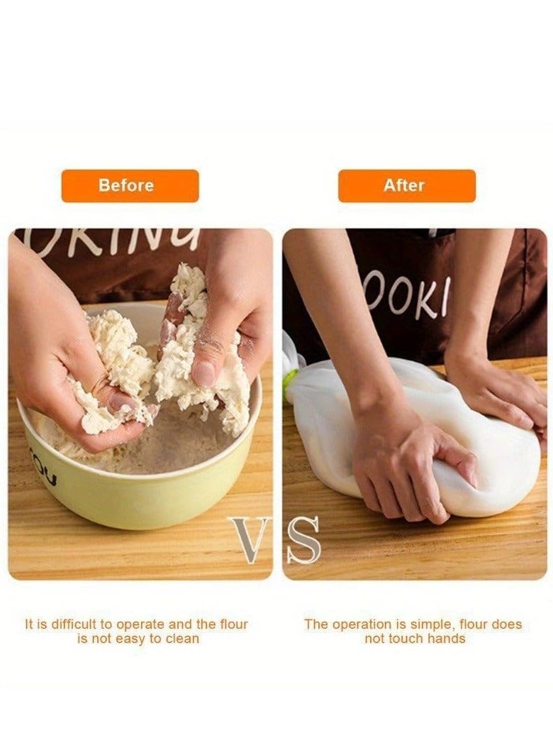 Hoasis 1pc Versatile Silicone Dough Kneading Bag for Bread, Pastry, and Pizza - Flour Mixer Bag for Easy Mixing - Kitchen Tool and Accessory for Effortless Baking ,31cm*21cm - Image 5