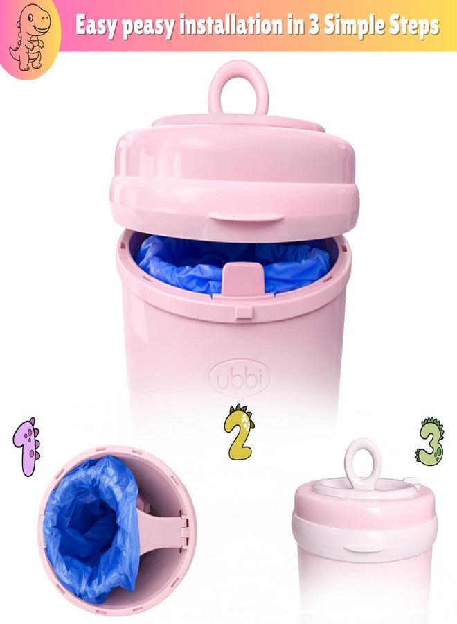 CHEFNENO Disposable Diaper Pail Refill Bags (100 Bags) Compatible with Ubbi Diaper Bag Pail 13 Gal Capacity Diaper Pail Bag Medium Kitchen Trash Bag Heavy Duty Recycled Large Garbage Bag (100 ct.) - Image 4