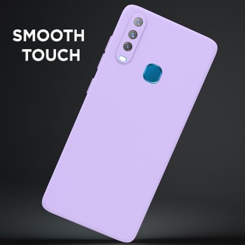 Pikkme Vivo Y12 / Y15 / Y17 / U10 Back Cover Soft Matte Liquid Silicone TPU | Camera Protection | Shockproof Slim Back Case for Vivo Y12 / Y15 / Y17 / U10 (Purple) - Image 2