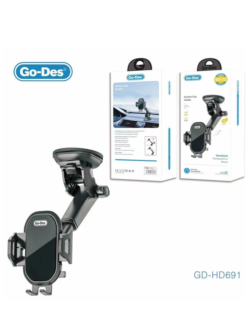 GO-DES GD-HD691 GO-DES WINDSHIELD SHOCKPROOF CAR MOUNT - Image 2