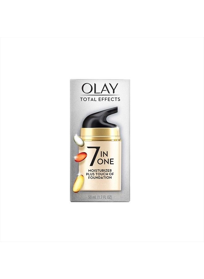 Olay Total Effects Face Moisturizer + Touch of Foundation, 1.7 fl oz - Image 1