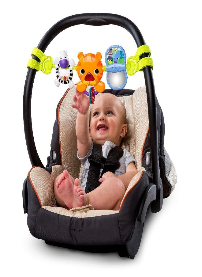 Bright Starts - Bright Starts Take Along Musical Carrier Activity Toy Bar, Ages Newborn +, Multi-Color - Image 1