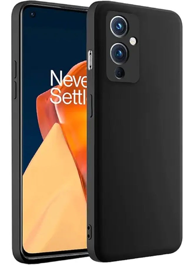 Protective Cover For OnePlus 9 , Slim Fit Soft Back TPU Case Flexible Silicone Cover Compatible For OnePlus 9 - Black