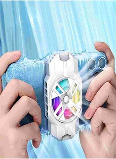 General Cell Phone Cooler, Rechargeable Semiconductor Mobile Phone Radiator, Portable Fast Cooling Fan for 2.7 to 3.5in Wide Smartphone for Gaming Video Streaming Driving  - Image 1