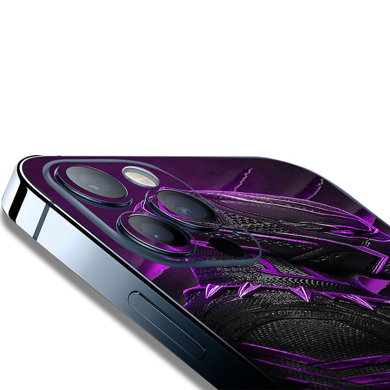 FCS Printed Designer Vinyl Mobile Back Skin Sticker for Samsung Galaxy A34 (Penter Purple -43) - Image 2