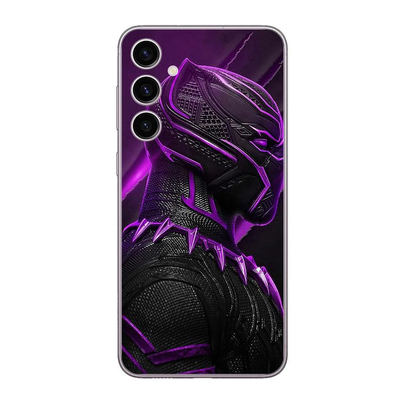 FCS Printed Designer Vinyl Mobile Back Skin Sticker for Samsung Galaxy A34 (Penter Purple -43) - Image 1