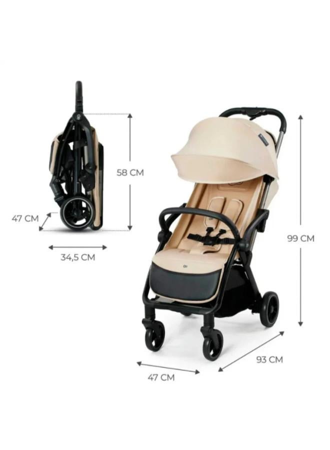 Kinderkraft Apino Stroller - Beige - Image 2