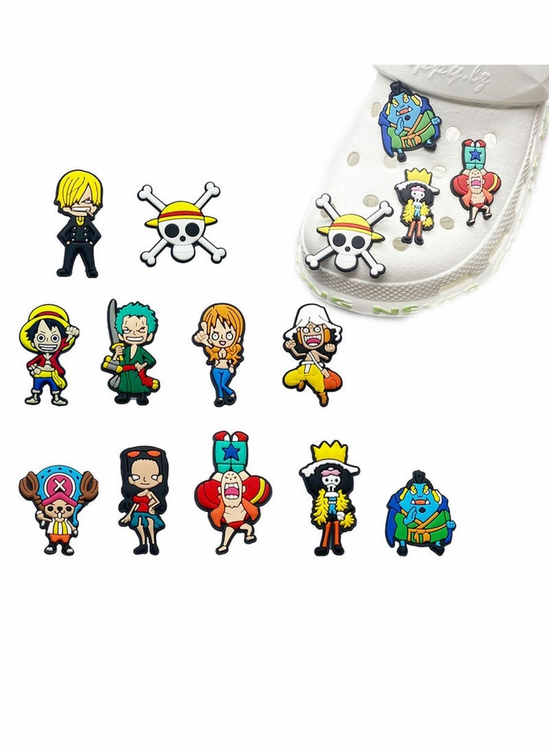 SOLARAE Crocs Charm Crocs Accesories Shoe Charms One Piece 14 Pcs - Image 5