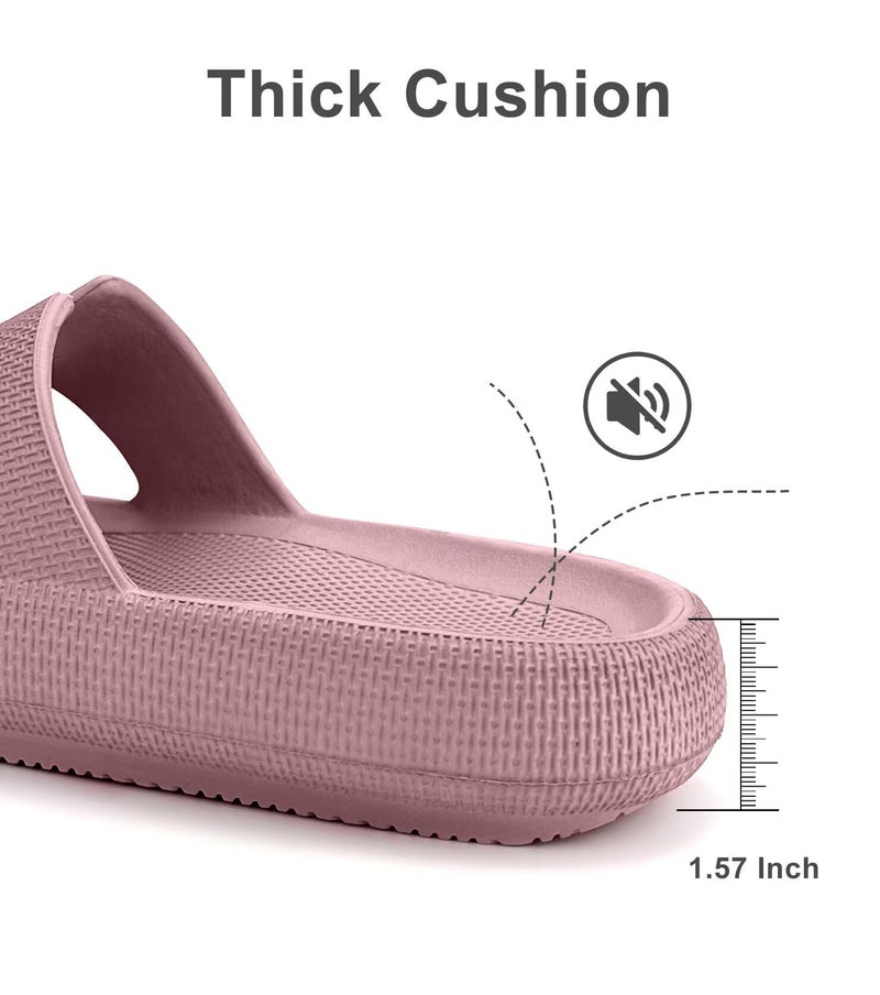 Haifago Cloud Pillow Sandals for Women Comfort Recovery Slides with Memory Foam, House Shower Slippers for Womens, Lightweight Thick Sole Indoor and Outdoor - Image 4