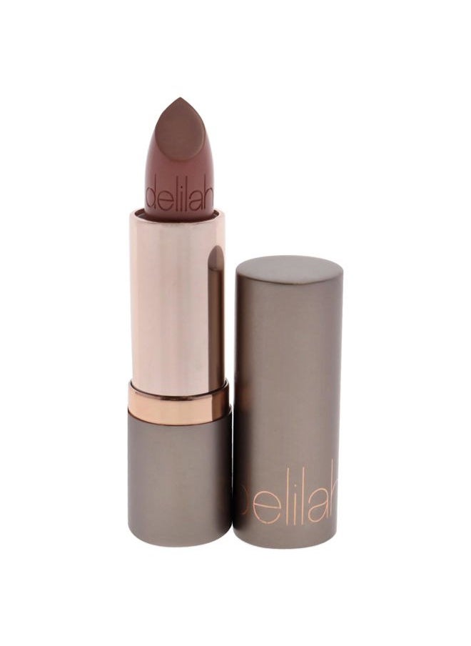 delilah  - delilah - Colour Intense Cream Lipstick - Whisper - Rich Pigmented - Long Lasting, Hydrating, Velvety Creamy Lipstick For Women - Silky Matte Finish - Infused with Vitamin E - Vegan - 3.7g / 0.13 Oz - Image 1