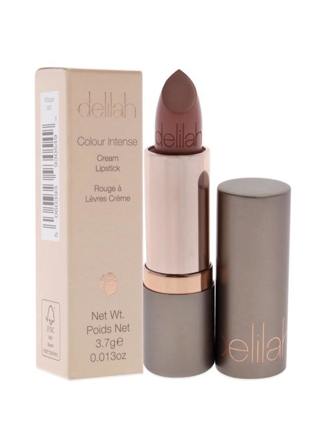 delilah  - delilah - Colour Intense Cream Lipstick - Whisper - Rich Pigmented - Long Lasting, Hydrating, Velvety Creamy Lipstick For Women - Silky Matte Finish - Infused with Vitamin E - Vegan - 3.7g / 0.13 Oz - Image 1