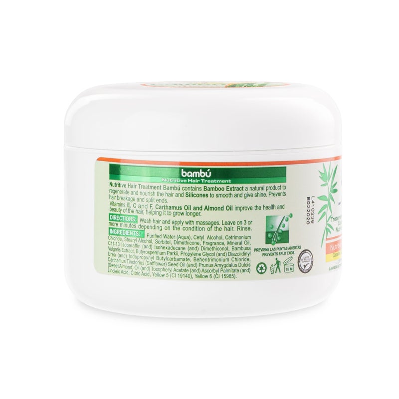 Silicon Mix Bamboo Nourishing Hair Treatment 8 ounces â€“ Deep Conditioning Mask for Strong, Hydrated, and Revitalized Hair, Restores Shine, Softness, and Improves Elasticity - Image 2