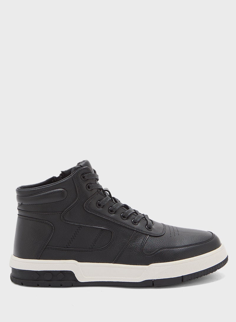 Robert Wood Smart Casual High Top Sneakers  - Image 1