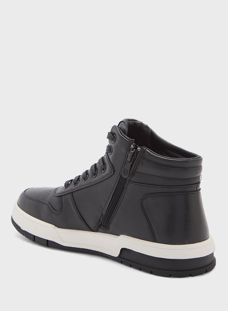 Robert Wood Smart Casual High Top Sneakers  - Image 3