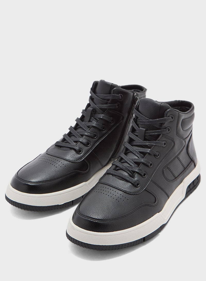 Robert Wood Smart Casual High Top Sneakers  - Image 4