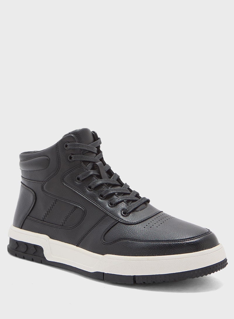 Robert Wood Smart Casual High Top Sneakers  - Image 2