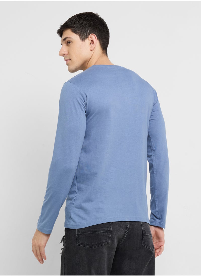 Seventy Five Basics Graphic Long Sleeve T-Shirt  - Image 2