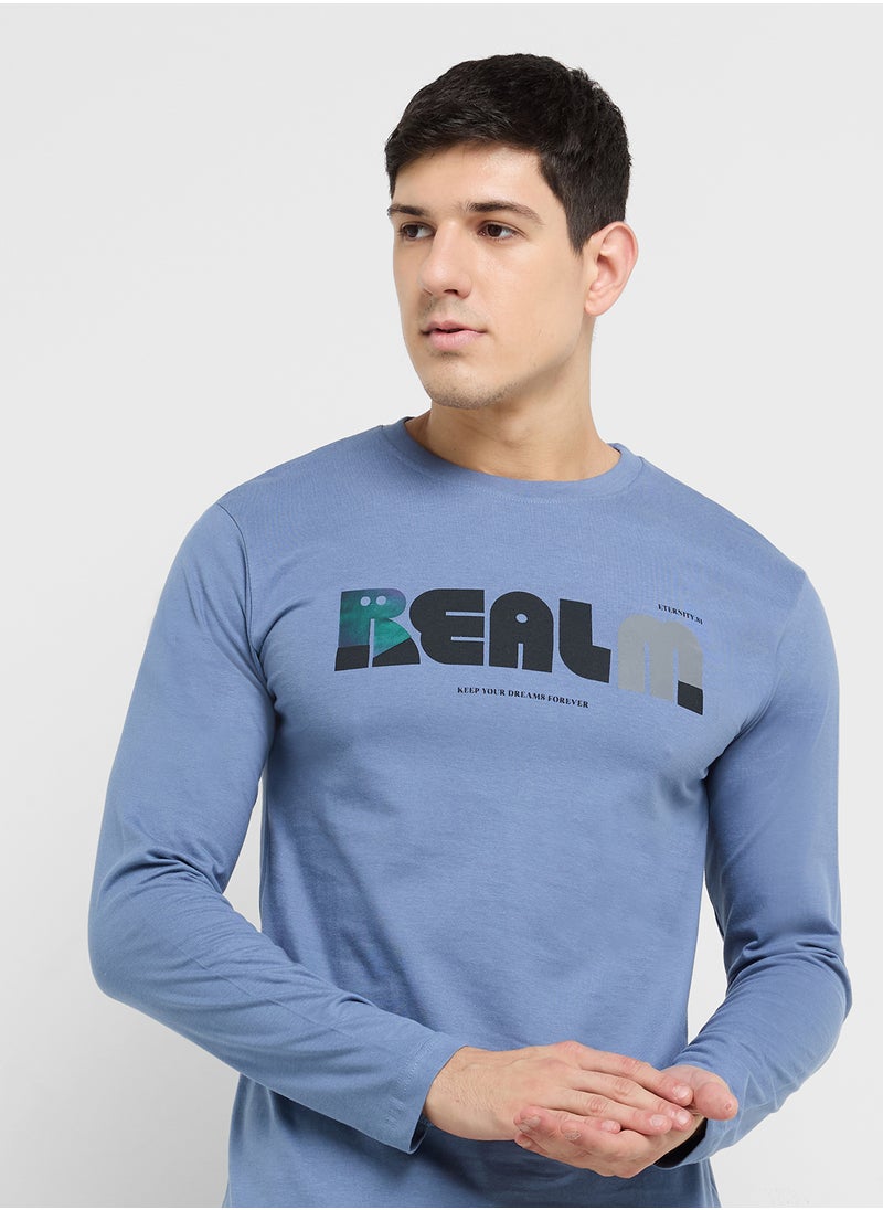 Seventy Five Basics Graphic Long Sleeve T-Shirt  - Image 3