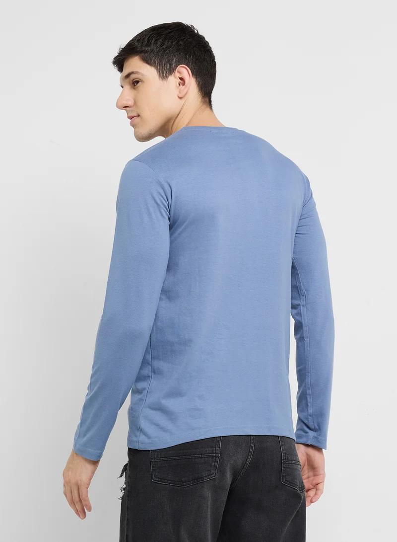 Seventy Five Basics Graphic Long Sleeve T-Shirt