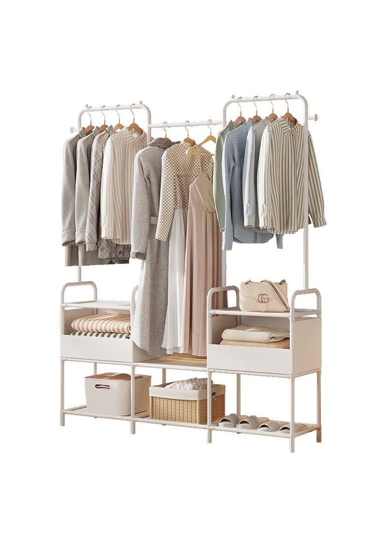 MIXDE Clothes Rack, Clothing Rack with Storage Bag, Garment Rack, Non-woven Shelves for Shoes, Clothes Rack for Bedroom, Hallway, Entryway  - Image 1
