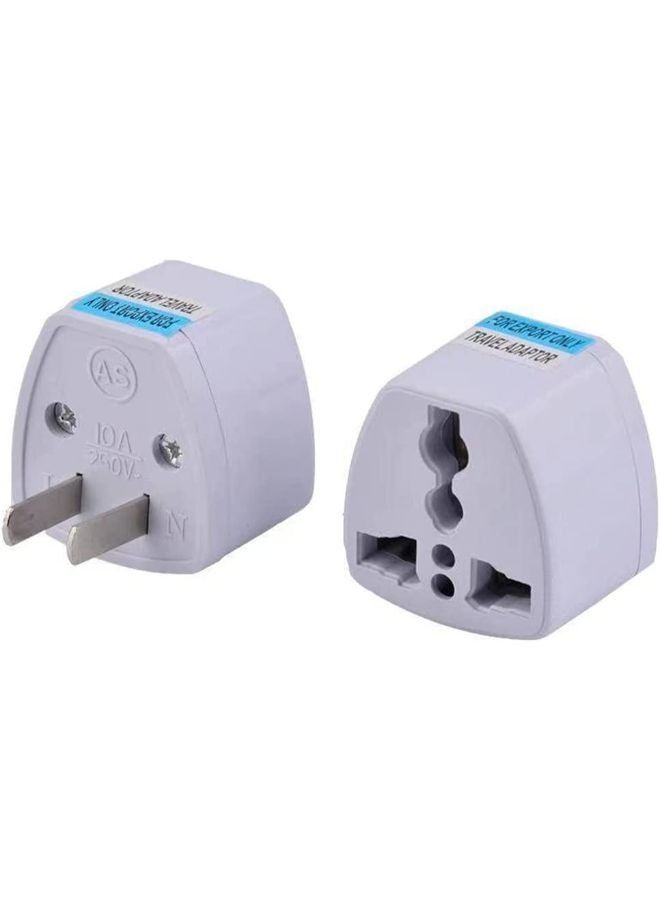 Travel Power Adapter, High-Performance Universal UK EU AU to US Plug Adapter Converter - Image 2