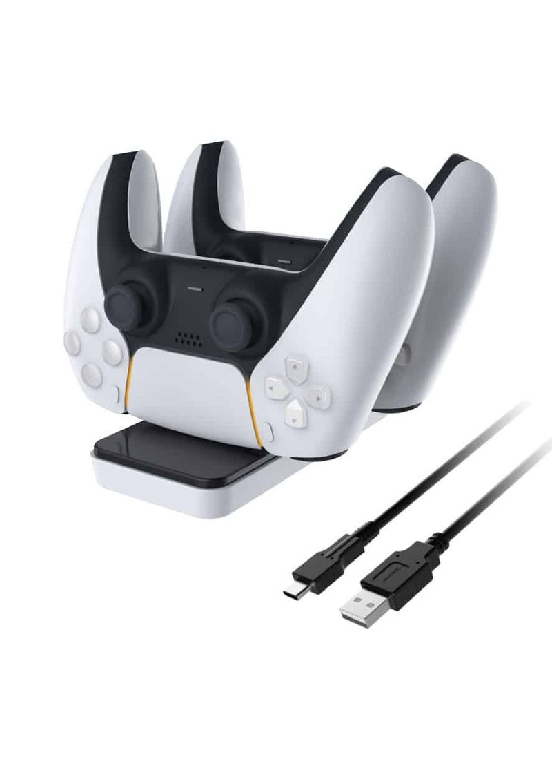 DOBE - DOBE TP5-0578 PS5 12-in-1 Accessories Kit – Charging Dock, Controller Grips, Thumb Caps, Cooling Fan & More for PlayStation 5 Gaming Setup - Image 1