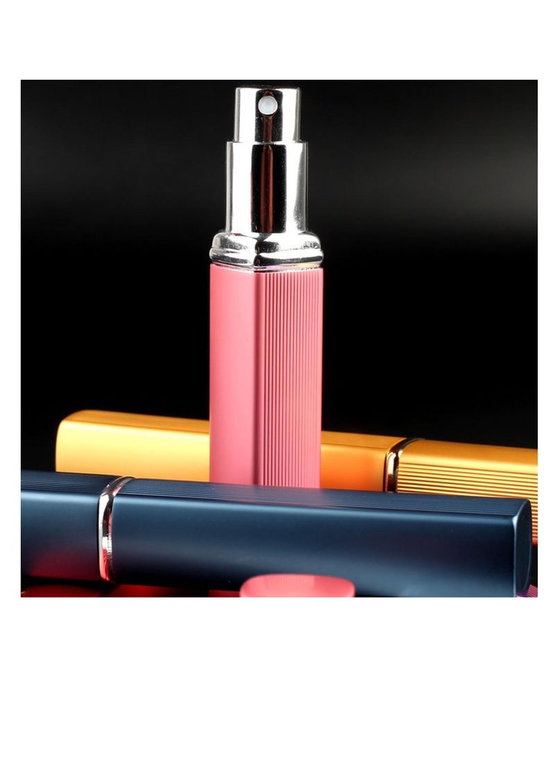 ECVV ﻿ECVV 4-Pack Mini Refillable Perfume Atomizer Bottles: Portable Spray Containers for Travel & Outings, 10ml Capacity, Multicolor Perfume Spray Dispense Case  - Image 3