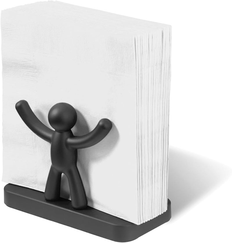 UMBRA Buddy Napkin Holder, Black - Image 1
