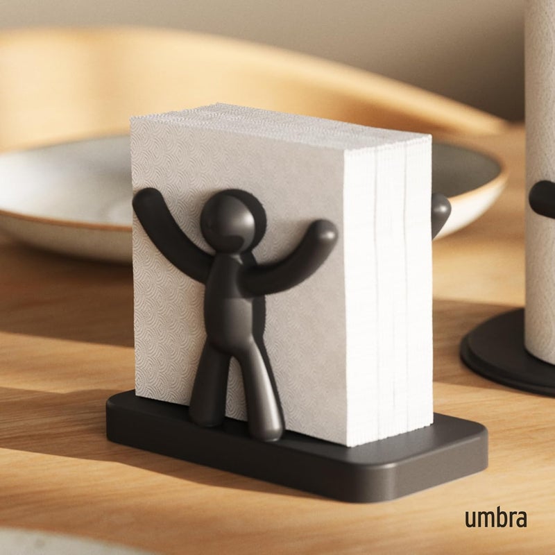 UMBRA Buddy Napkin Holder, Black - Image 2