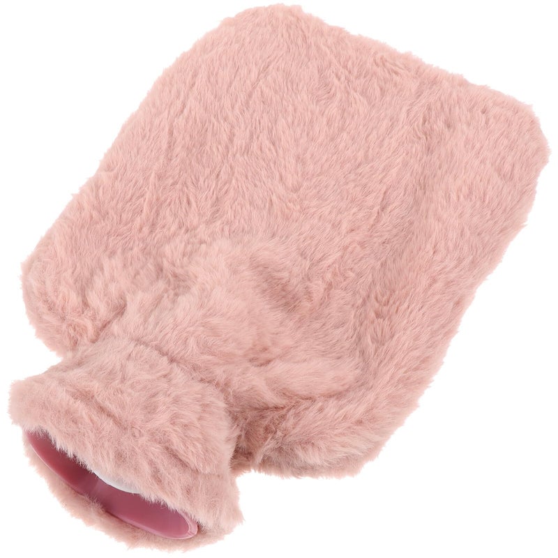 Soft Plush PVC Hot Water Bottle 1000ml for Pain Relief Cold Therapy Hand Warmer Travel Home - Image 2