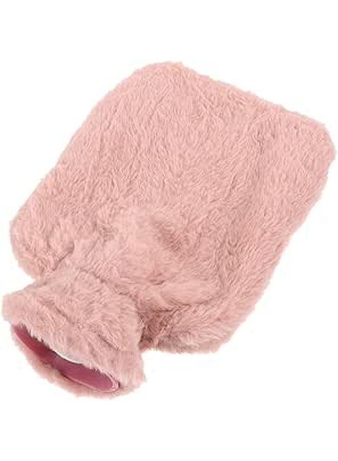 Soft Plush PVC Hot Water Bottle 1000ml for Pain Relief Cold Therapy Hand Warmer Travel Home - Image 1