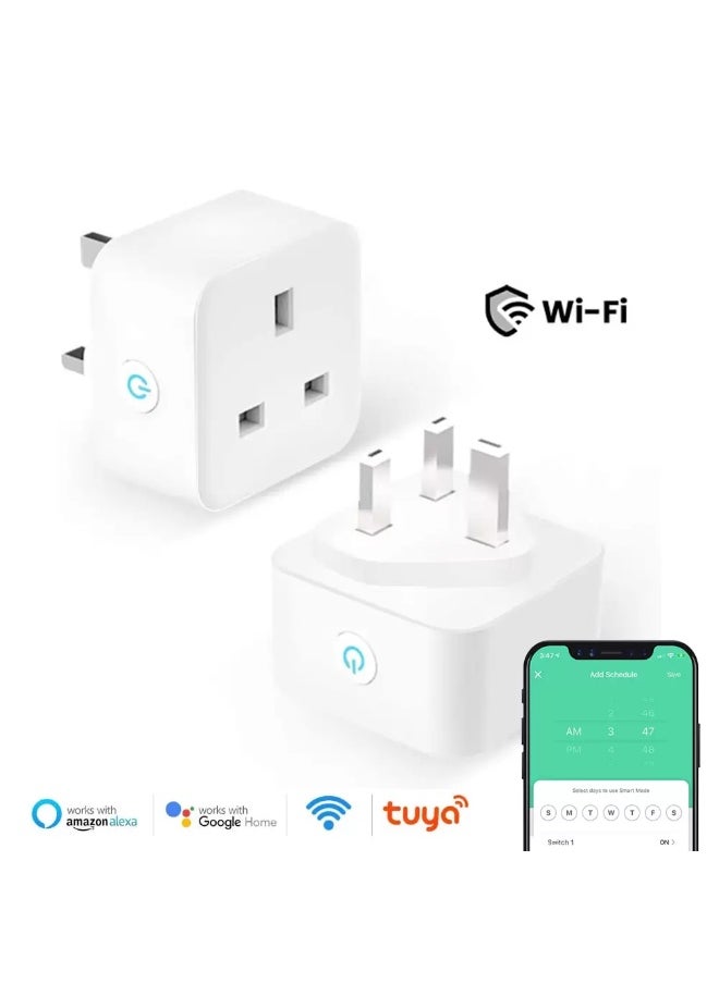Elitco Smart Plug, Smart Home WiFi Outlet Works with Alexa, Echo, Google Home, No Hub Required, CE Certified, 2.4G WiFi Only 