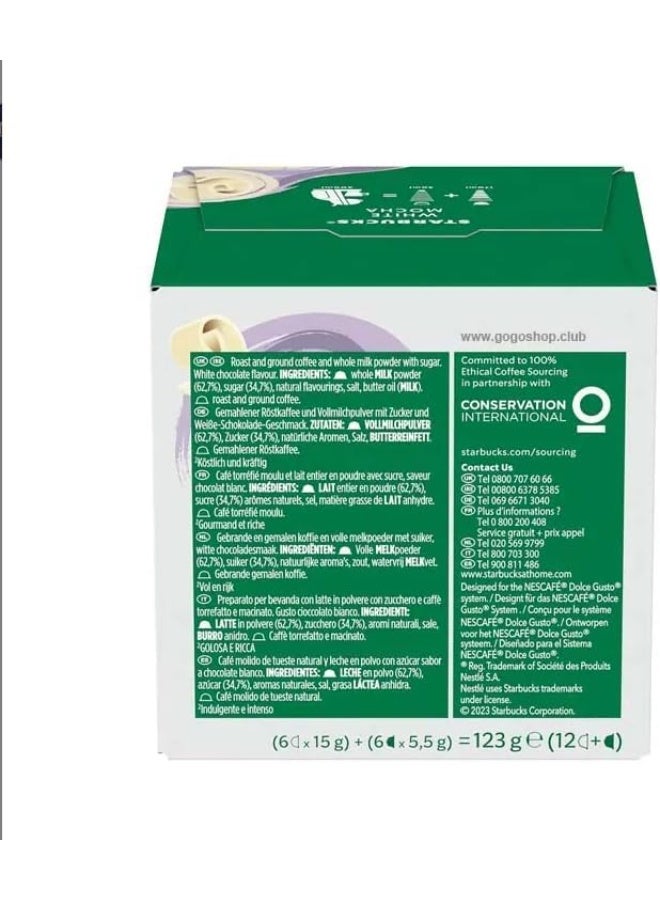ستاربكس كبسولات ستاربكس® وايت موكا دولتشي غوستو  قهوة أرابيكا 100% غنية ومُدللة - Image 3