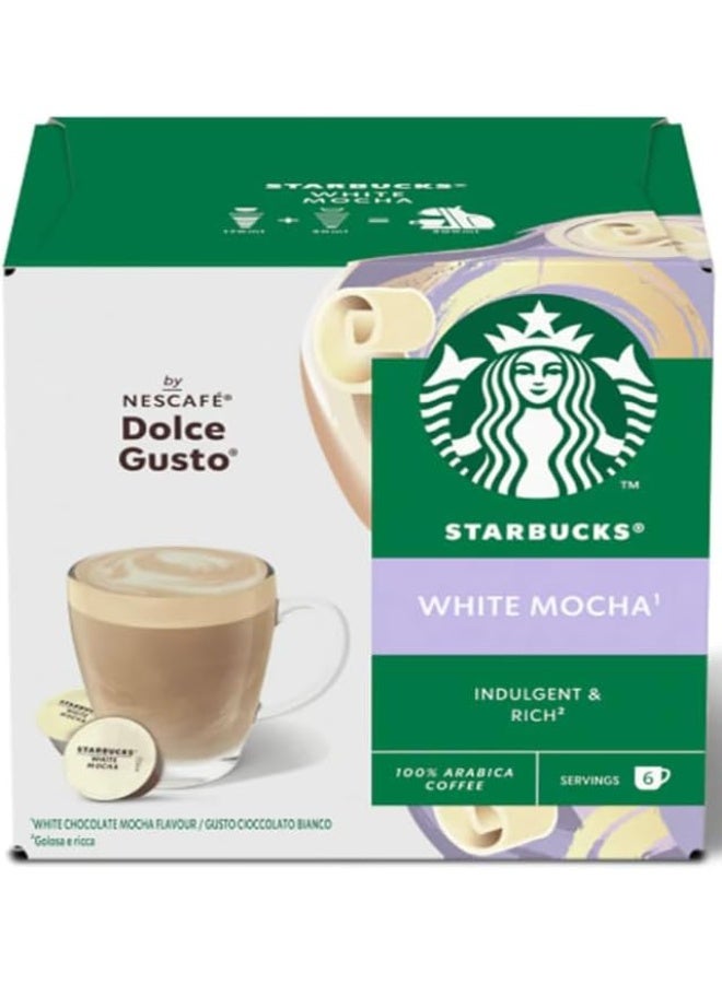 ستاربكس كبسولات ستاربكس® وايت موكا دولتشي غوستو  قهوة أرابيكا 100% غنية ومُدللة - Image 1