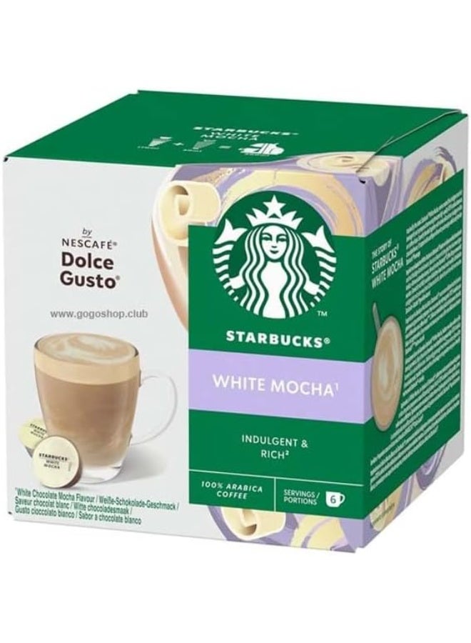 ستاربكس كبسولات ستاربكس® وايت موكا دولتشي غوستو  قهوة أرابيكا 100% غنية ومُدللة - Image 2