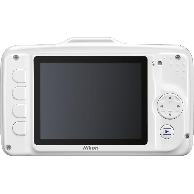 Nikon COOLPIX S31 10.1 MP Waterproof Digital Camera with 720p HD Video (White) (OLD MODEL) - Image 2