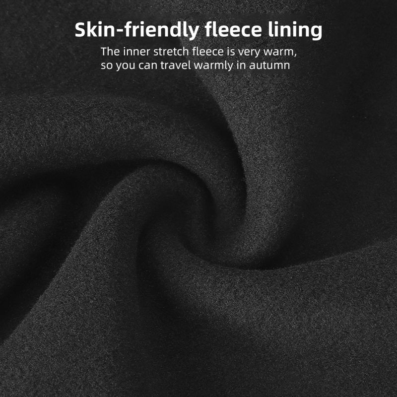 Windproof Mask: Dark Gray Jacquard Stretch Velvet - Skin Friendly Helmet Compatible Neck Gaiter for Winter Cycling Skiing Daily Warmth - Image 5