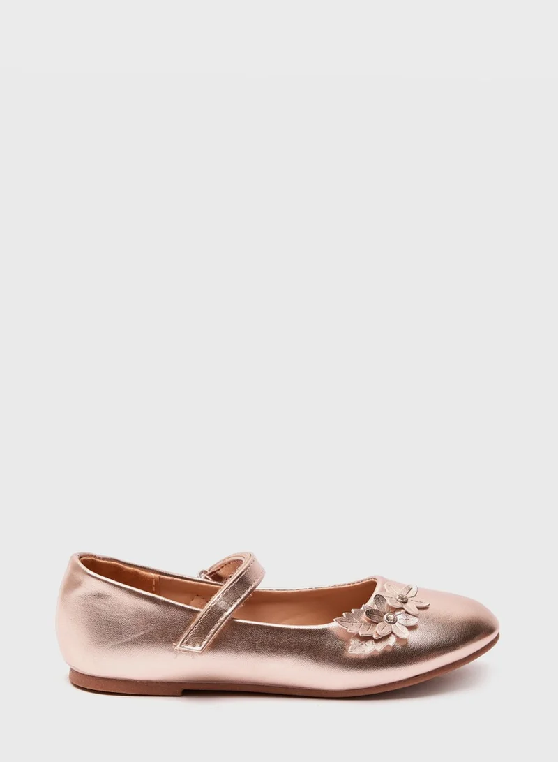 shoexpress Kids Flower Detail Ballerinas