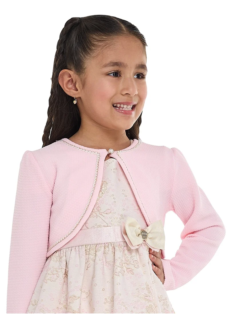 victor and jane victor and jane Girls Cardigans - Light Pink