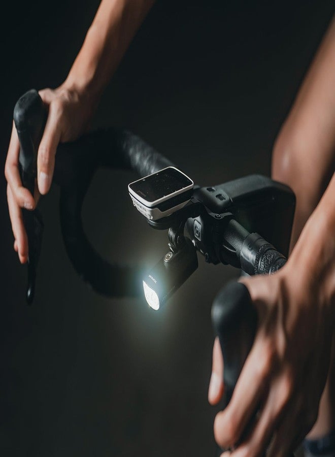 Topeak HeadLux 450+ USB Front Light – Compact 450 Lumen Dual-LED Bike Headlight with USB-C Fast Charging, IPX6 Waterproof, Tool-Free Handlebar & Helmet Mount – Long Runtime & GoPro Adapter - Image 3