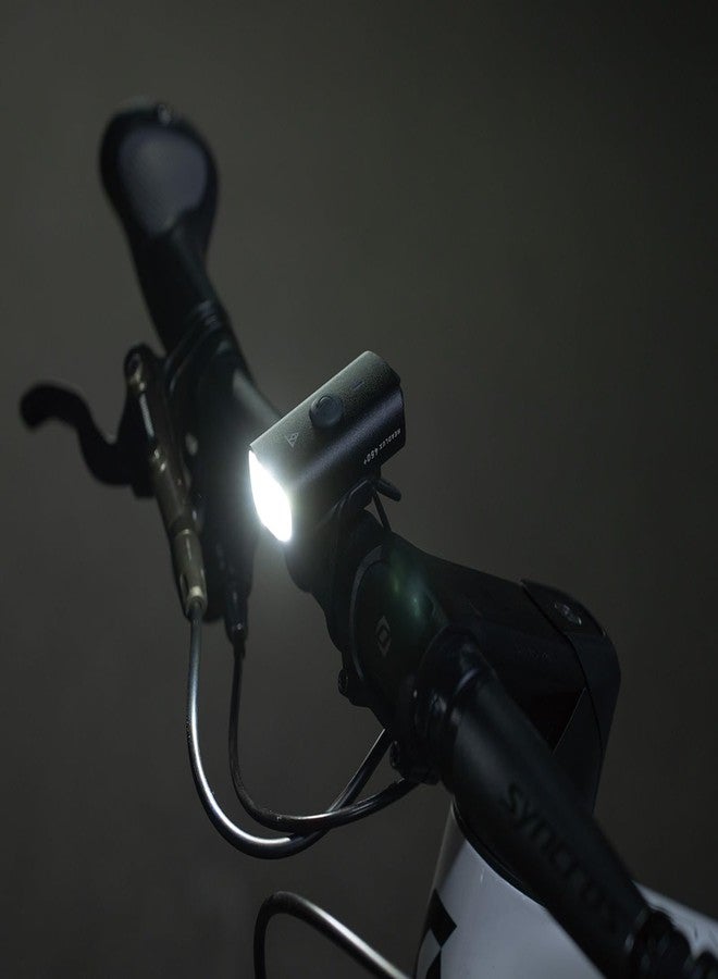 Topeak HeadLux 450+ USB Front Light – Compact 450 Lumen Dual-LED Bike Headlight with USB-C Fast Charging, IPX6 Waterproof, Tool-Free Handlebar & Helmet Mount – Long Runtime & GoPro Adapter - Image 4