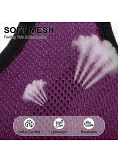 BINGPET BINGPET No Pull Dog Harness for Small Medium Dogs,All Weather Mesh Step in Vest Harness for Small Dogs,Breathable Mesh Puppy Cat Harnesses,Step-in Air Dog Harness for for Small Dogs,Purple,Medium  - Image 3