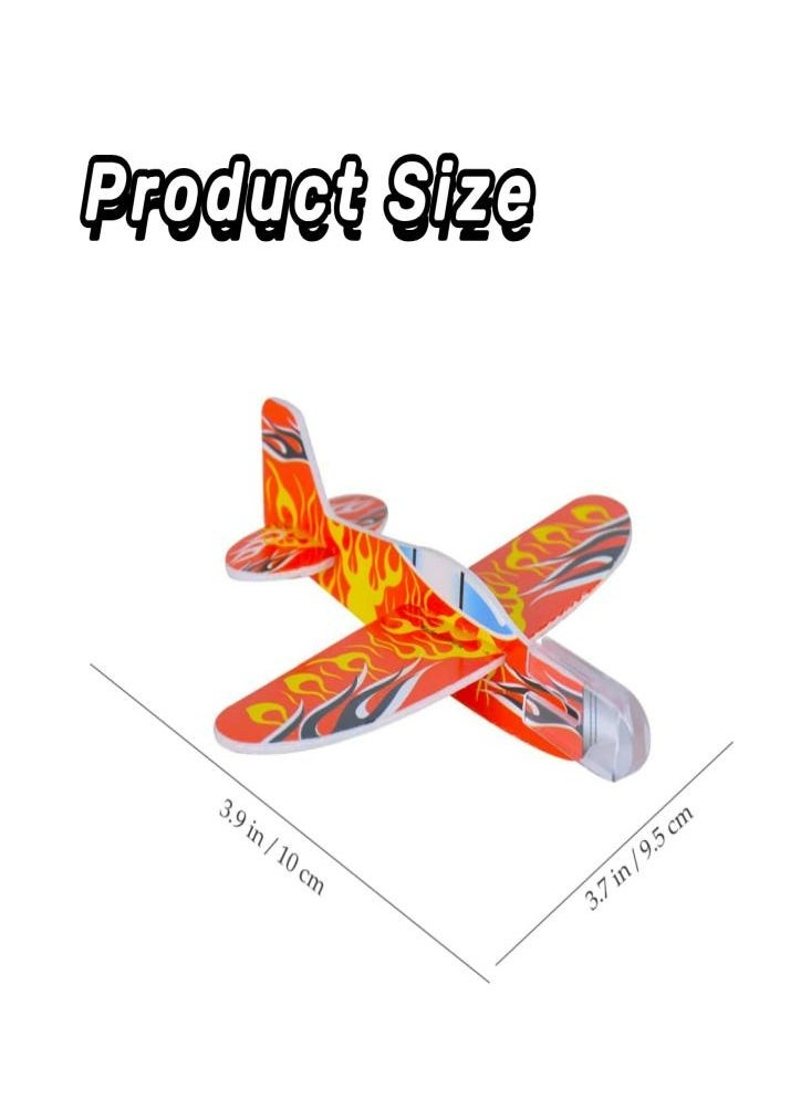 Oasisgalore 50pcs Paper Airplane Toys Foam Glider Party Favors for Kids Gifts