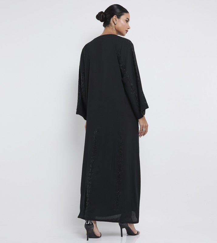 ROZA Stylish hand work abaya - Image 4