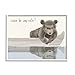 Stupell Industries Stupell Industries Canoe Be Any Cuter Grey Blue and Off White Soft Nursery Neutral Baby Bear, Design by Daphne Polselli  - Image 2
